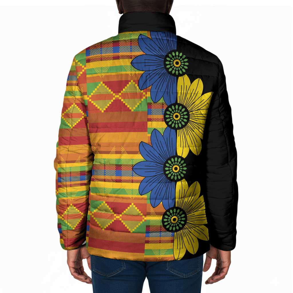 African Ethnic Kitenge Ankara Style Padded Jacket