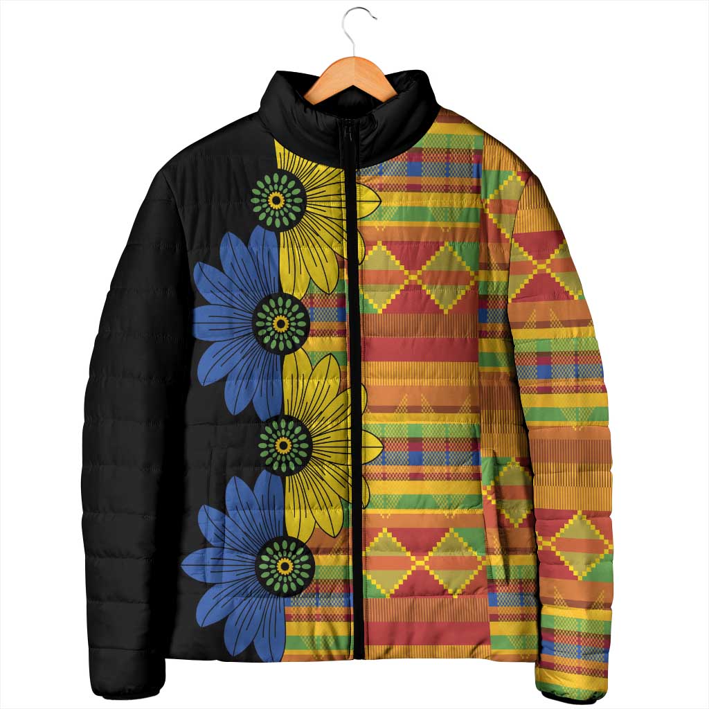 African Ethnic Kitenge Ankara Style Padded Jacket