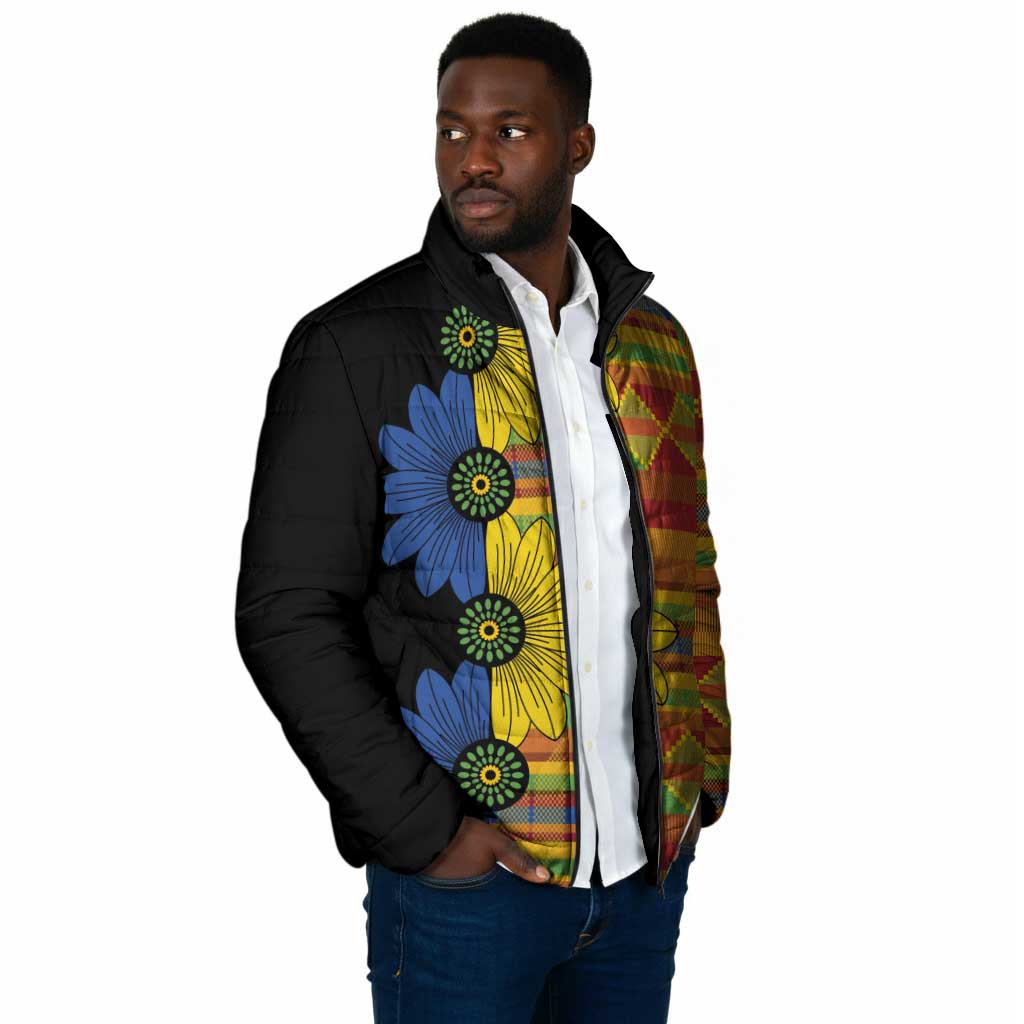 African Ethnic Kitenge Ankara Style Padded Jacket