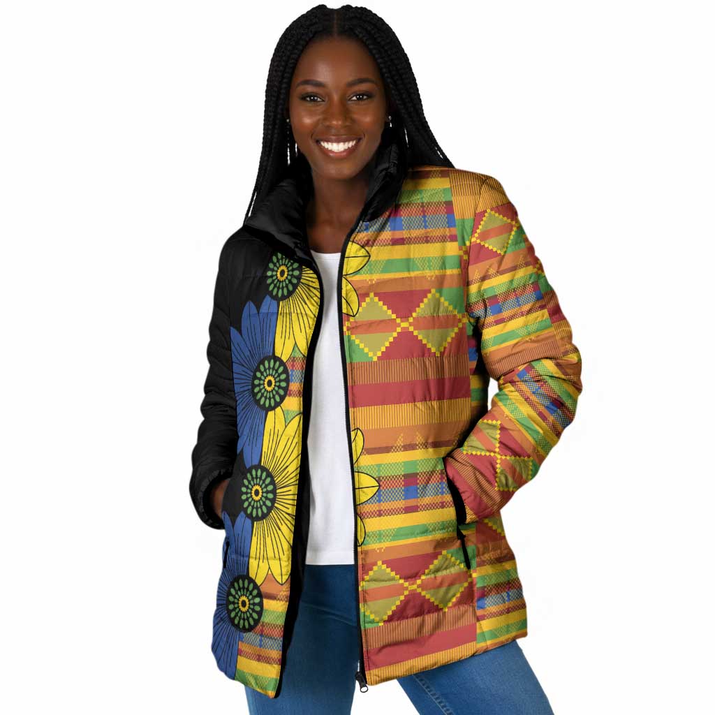 African Ethnic Kitenge Ankara Style Padded Jacket