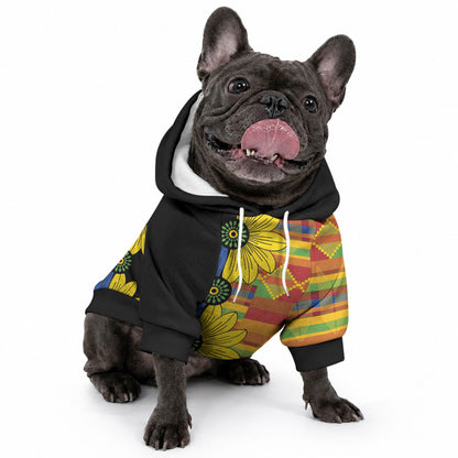 African Ethnic Kitenge Ankara Style Pet Hoodie