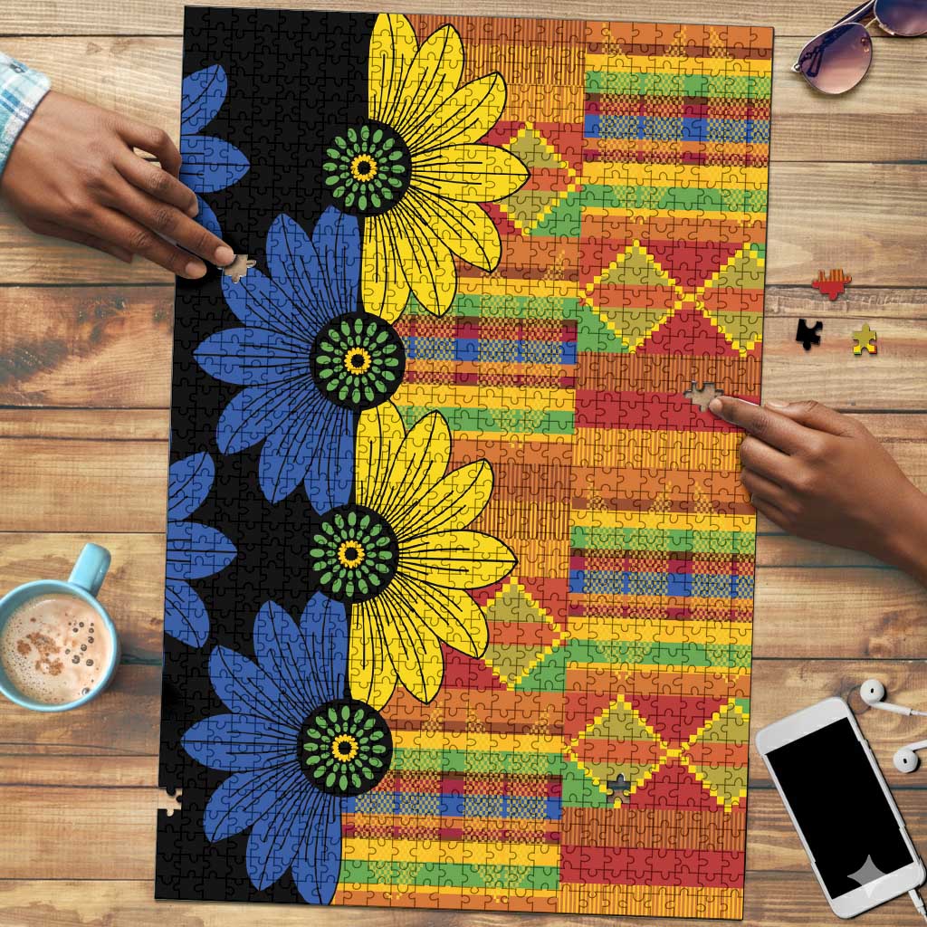 African Ethnic Kitenge Ankara Style Puzzle