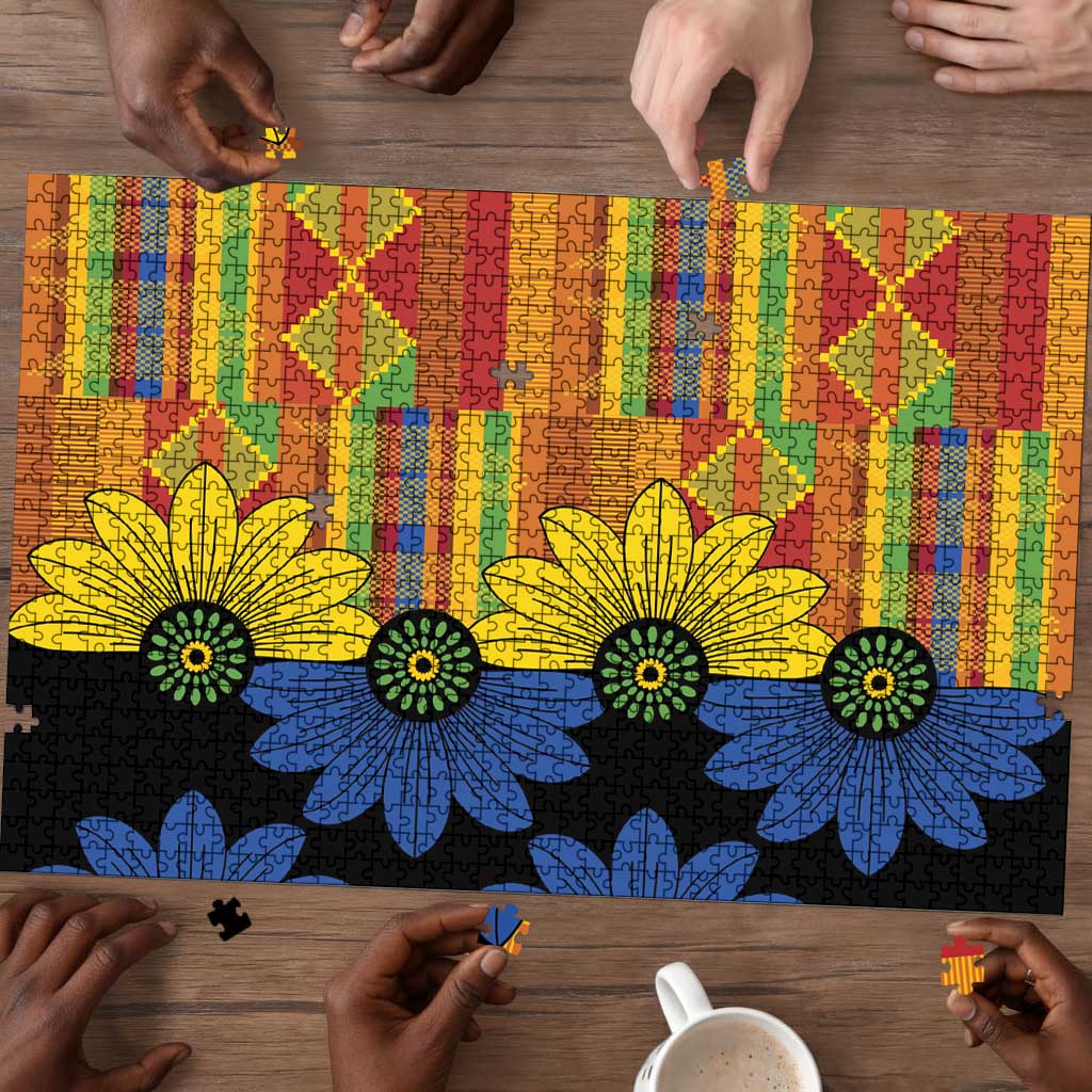 African Ethnic Kitenge Ankara Style Puzzle