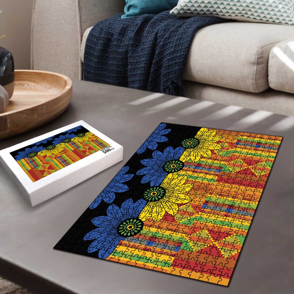 African Ethnic Kitenge Ankara Style Puzzle