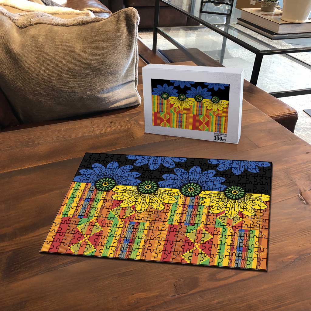 African Ethnic Kitenge Ankara Style Puzzle