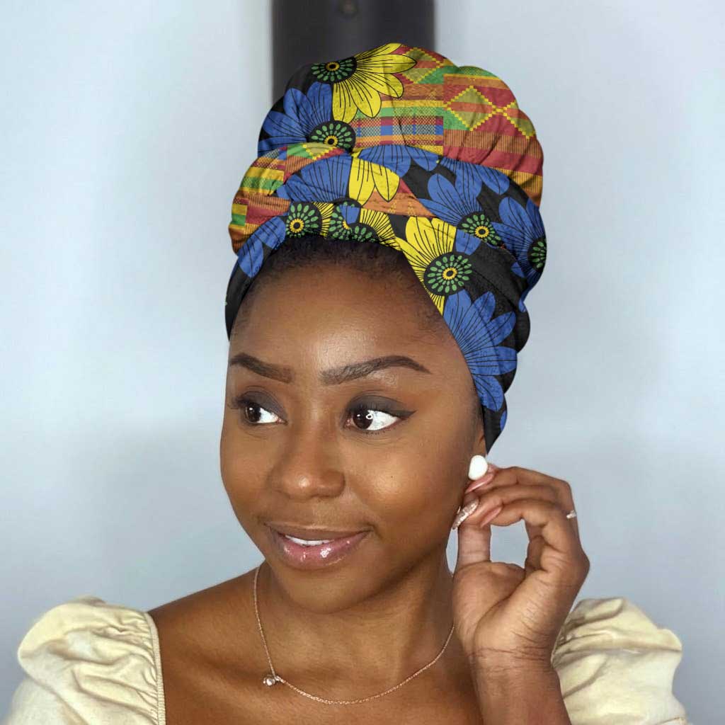 African Ethnic Kitenge Ankara Style Simple Headwrap