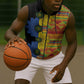 African Ethnic Kitenge Ankara Style Sleeveless Zip Hoodie - African Pride