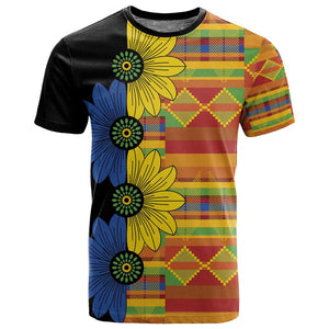 African Ethnic Kitenge Ankara Style T shirt