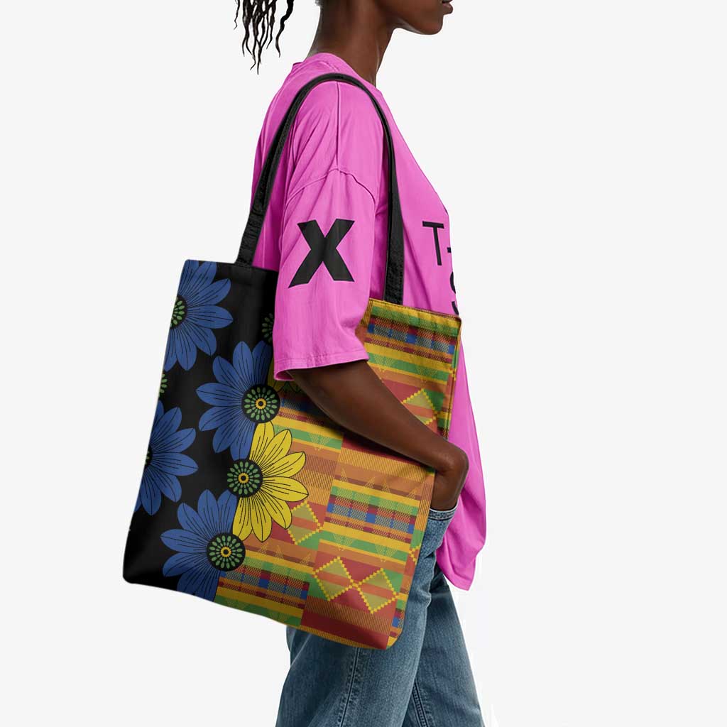 African Ethnic Kitenge Ankara Style Tote Bag