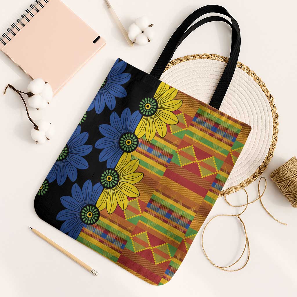 African Ethnic Kitenge Ankara Style Tote Bag