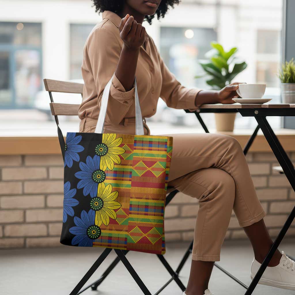 African Ethnic Kitenge Ankara Style Tote Bag