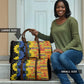 African Ethnic Kitenge Ankara Style Travel Bag