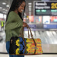 African Ethnic Kitenge Ankara Style Travel Bag