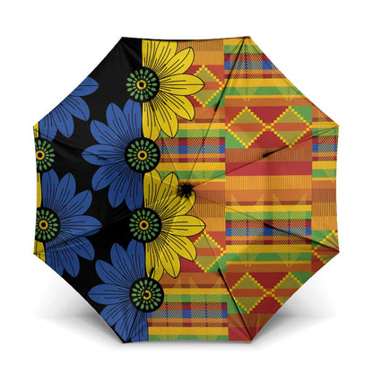 African Ethnic Kitenge Ankara Style Umbrella