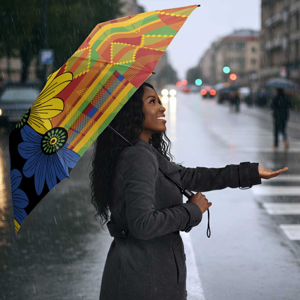 African Ethnic Kitenge Ankara Style Umbrella