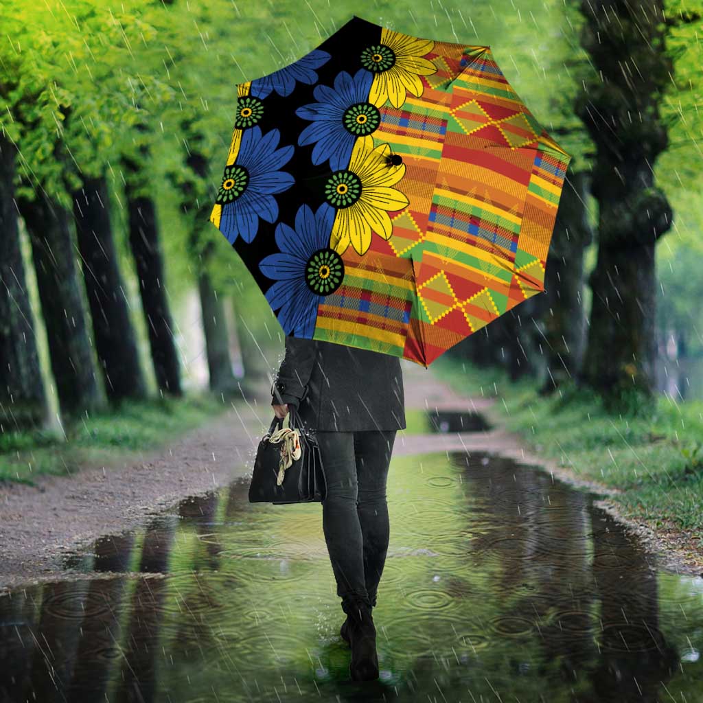 African Ethnic Kitenge Ankara Style Umbrella