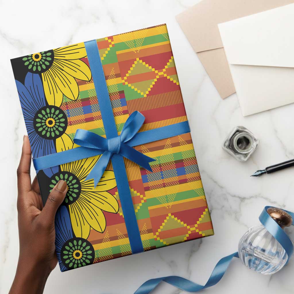 African Ethnic Kitenge Ankara Style Wrapping Paper - African Pride