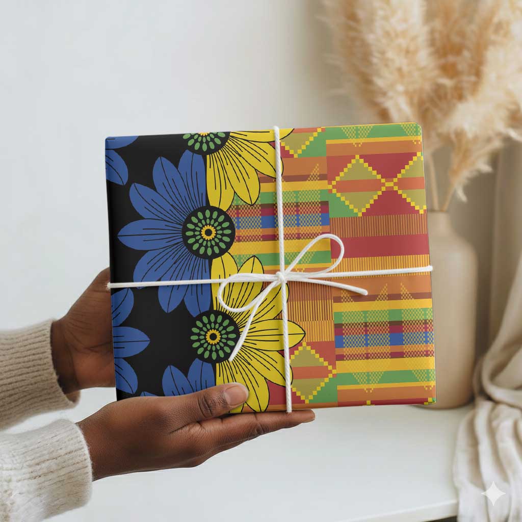 African Ethnic Kitenge Ankara Style Wrapping Paper - African Pride