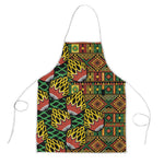 African Tribal Geometric Mixed Kanga Pattern Apron