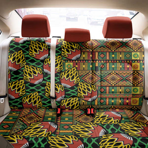 African Tribal Geometric Mixed Kanga Pattern Back Car Seat Cover