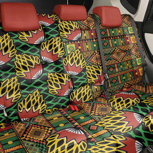 African Tribal Geometric Mixed Kanga Pattern Back Car Seat Cover