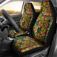 African Tribal Geometric Mixed Kanga Pattern Car Seat Cover