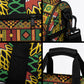 African Tribal Geometric Mixed Kanga Pattern Duffle Bag
