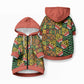 African Tribal Geometric Mixed Kanga Pattern Pet Hoodie