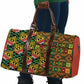 African Tribal Geometric Mixed Kanga Pattern Travel Bag