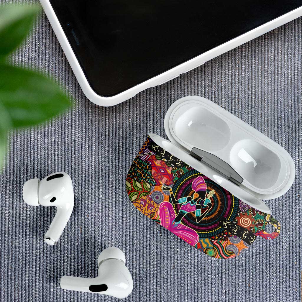 African Women Ethnic Motifs AirPods Case