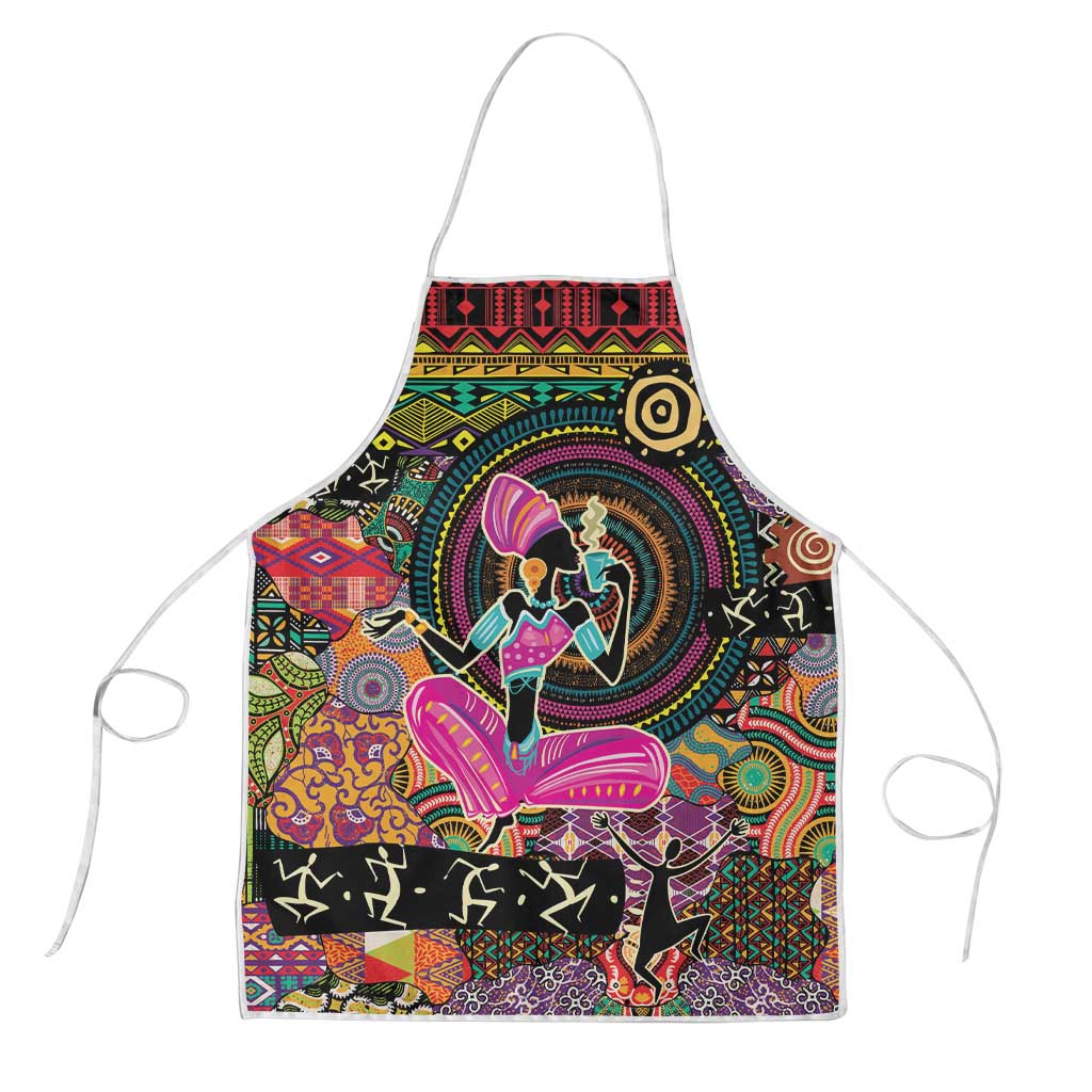 African Women Ethnic Motifs Apron