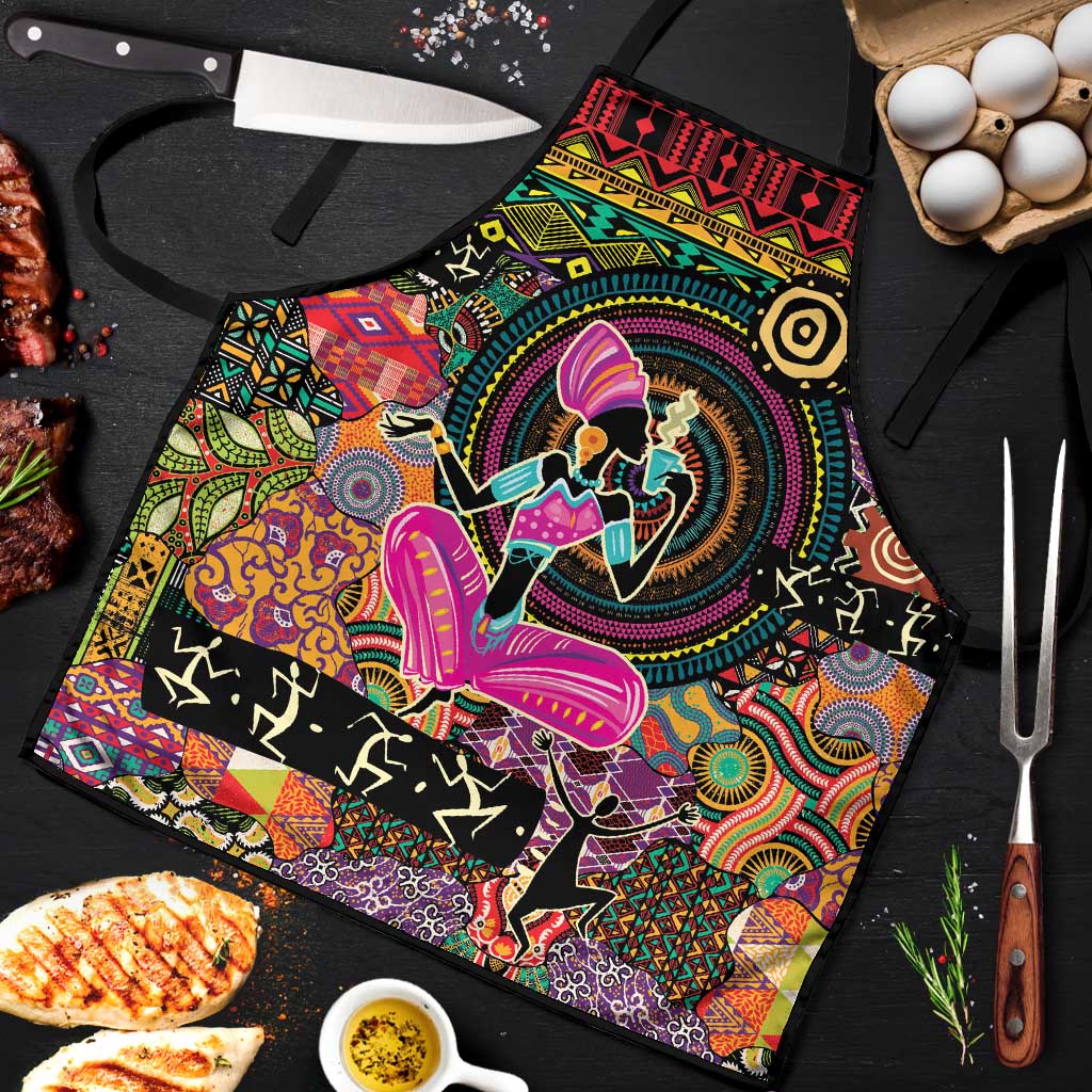 African Women Ethnic Motifs Apron