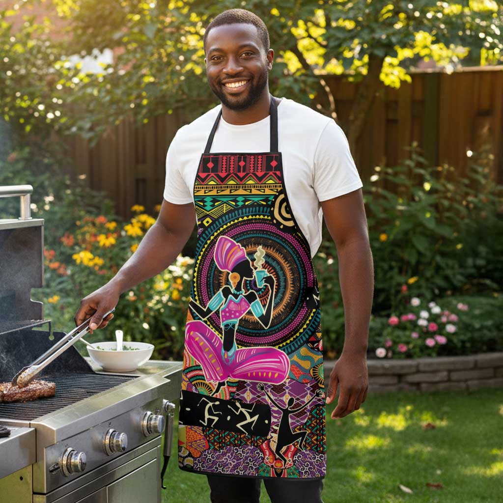 African Women Ethnic Motifs Apron