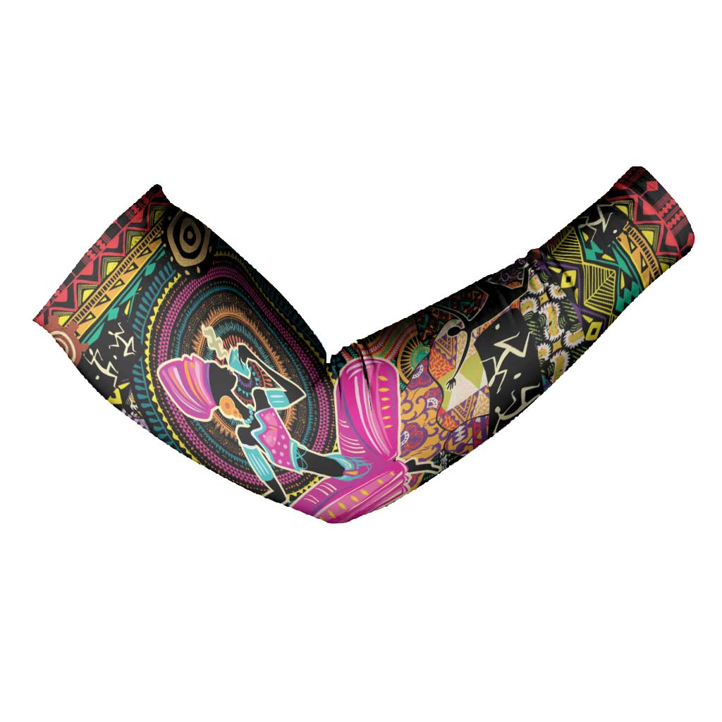 African Women Ethnic Motifs Arm Sleeves
