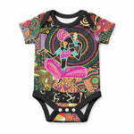 African Women Ethnic Motifs Baby Onesie