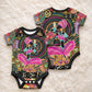 African Women Ethnic Motifs Baby Onesie