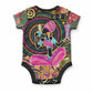 African Women Ethnic Motifs Baby Onesie
