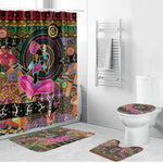African Women Ethnic Motifs Bathroom Set