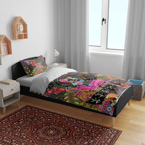 African Women Ethnic Motifs Bedding Set