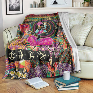 African Women Ethnic Motifs Blanket