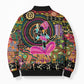 African Women Ethnic Motifs Bomber Puffer Jacket