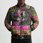 African Women Ethnic Motifs Bomber Puffer Jacket