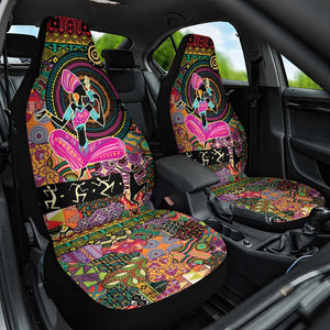 African Women Ethnic Motifs Car Seat Cover