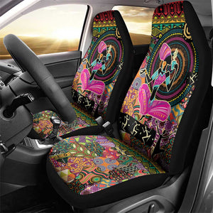 African Women Ethnic Motifs Car Seat Cover