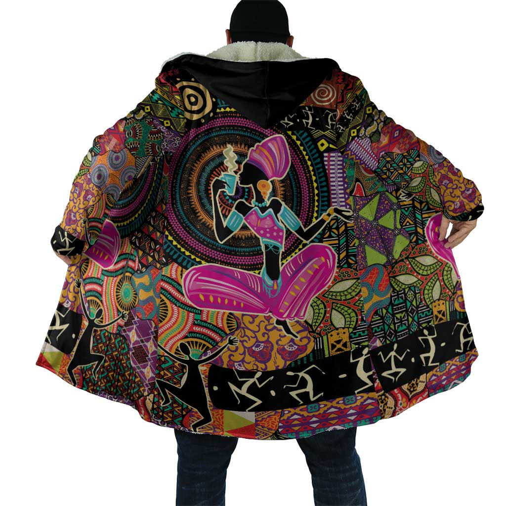 African Women Ethnic Motifs Cloak