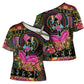 African Women Ethnic Motifs Cross Shoulder Shirt