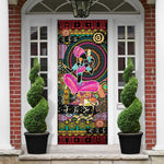 African Women Ethnic Motifs Door Cover