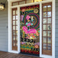African Women Ethnic Motifs Door Cover