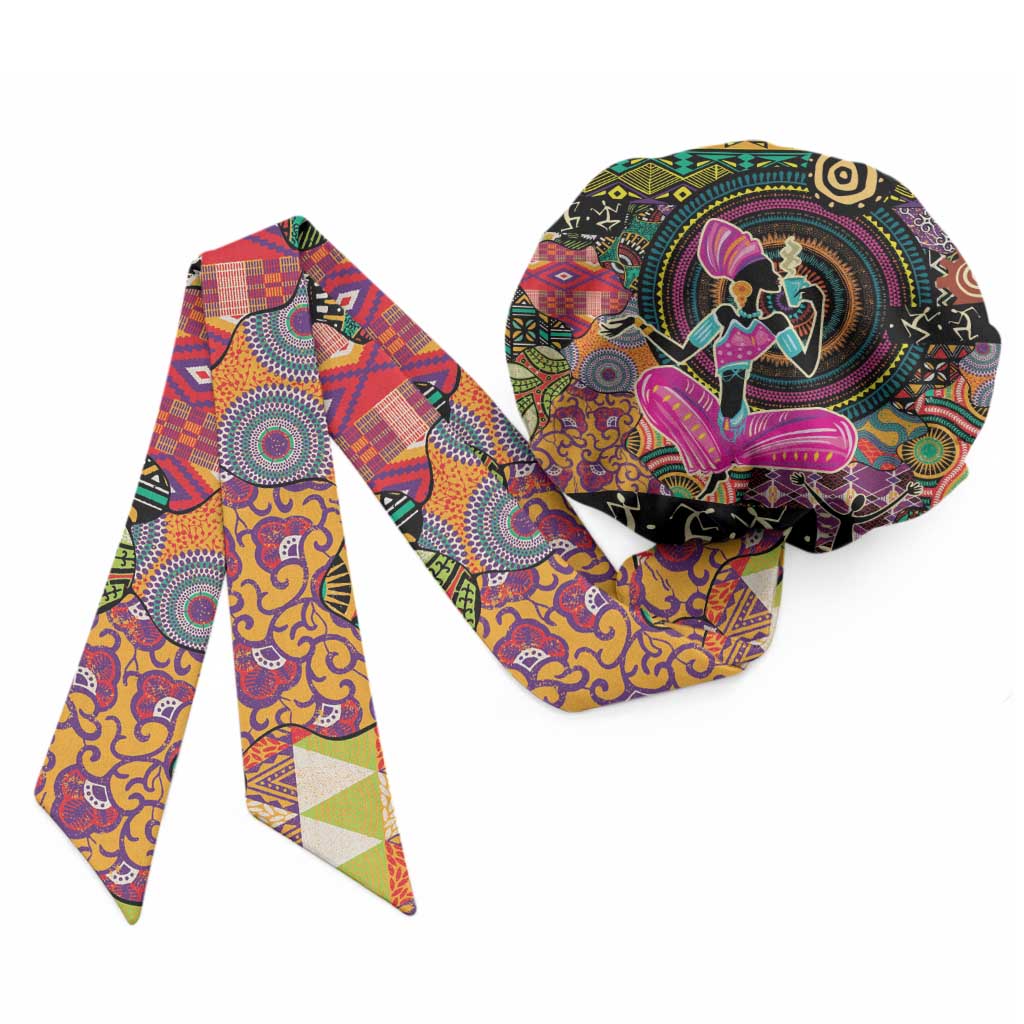 African Women Ethnic Motifs Easy Headwrap