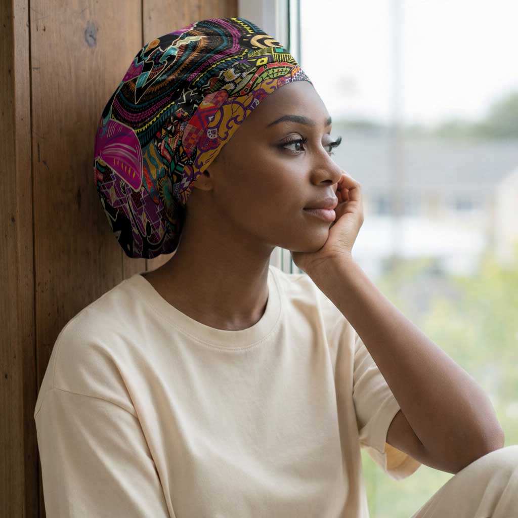 African Women Ethnic Motifs Easy Headwrap